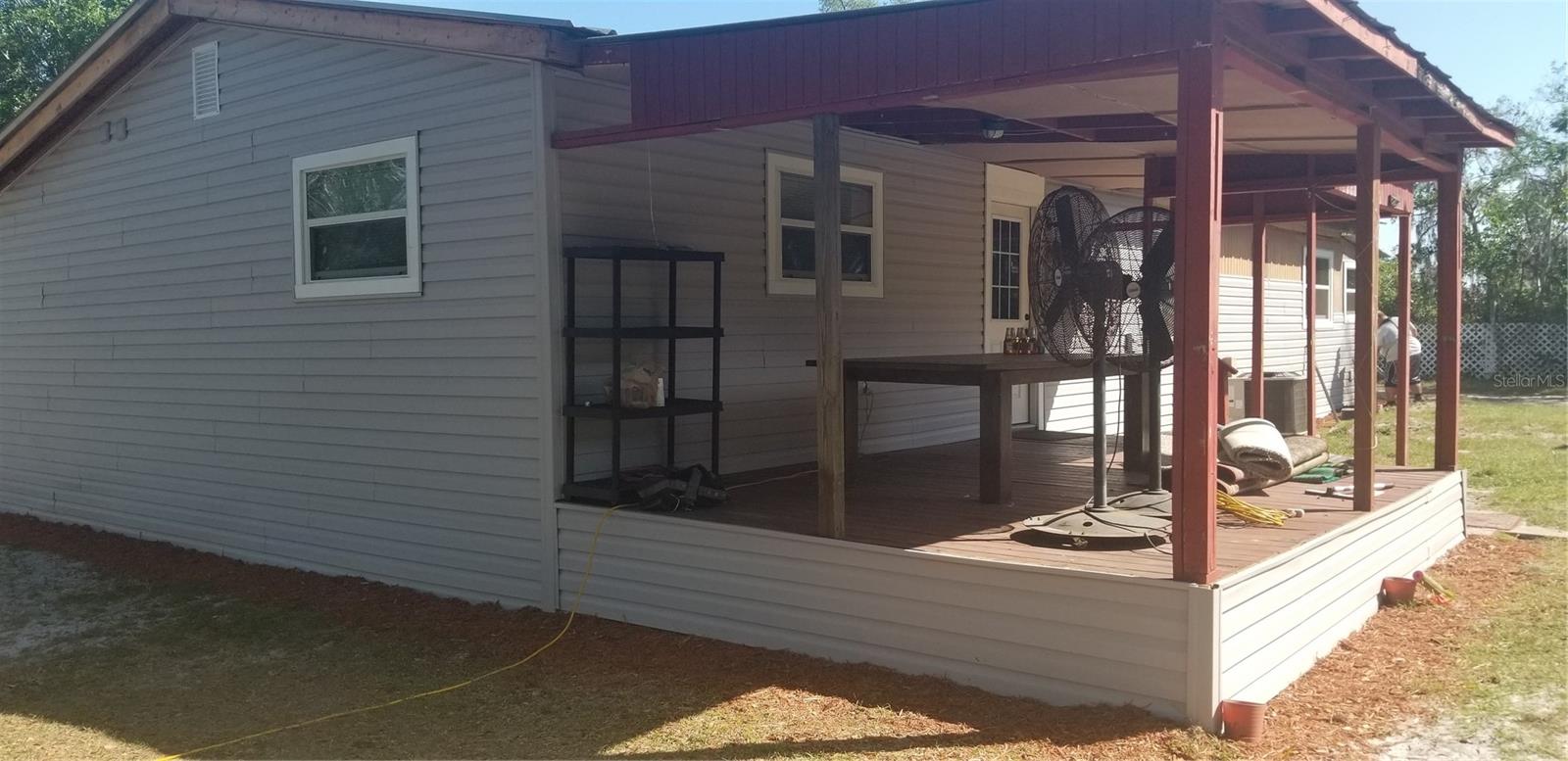 Rear porch to be screened
