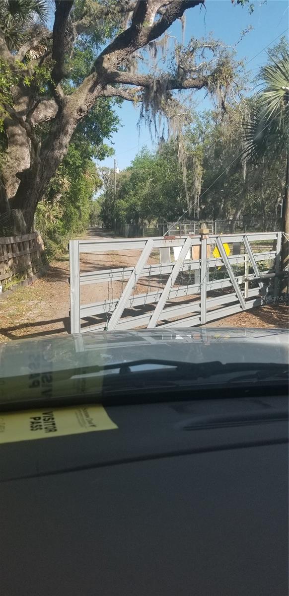 Coded electric gate