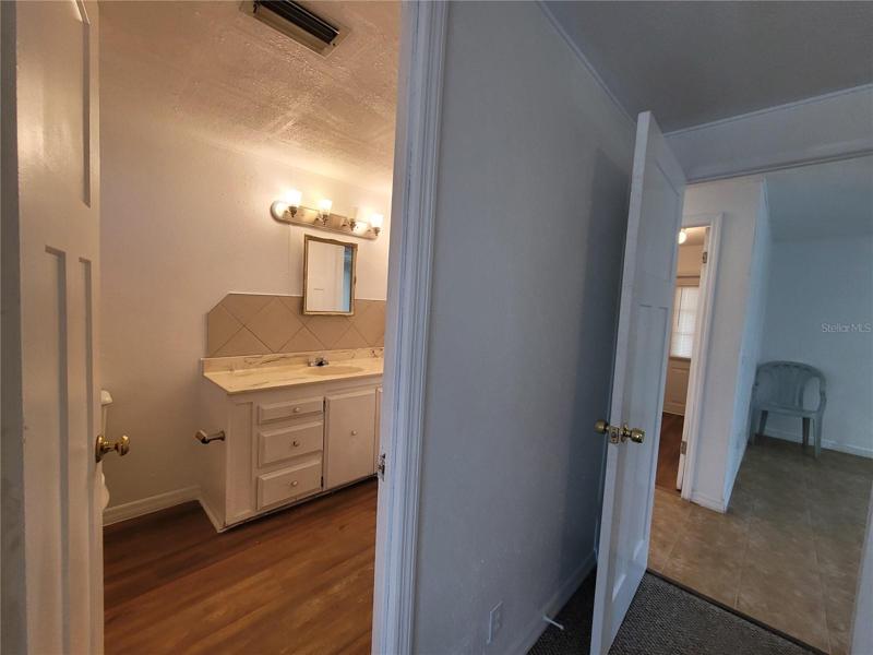 bedroom 2 entry to guest bath