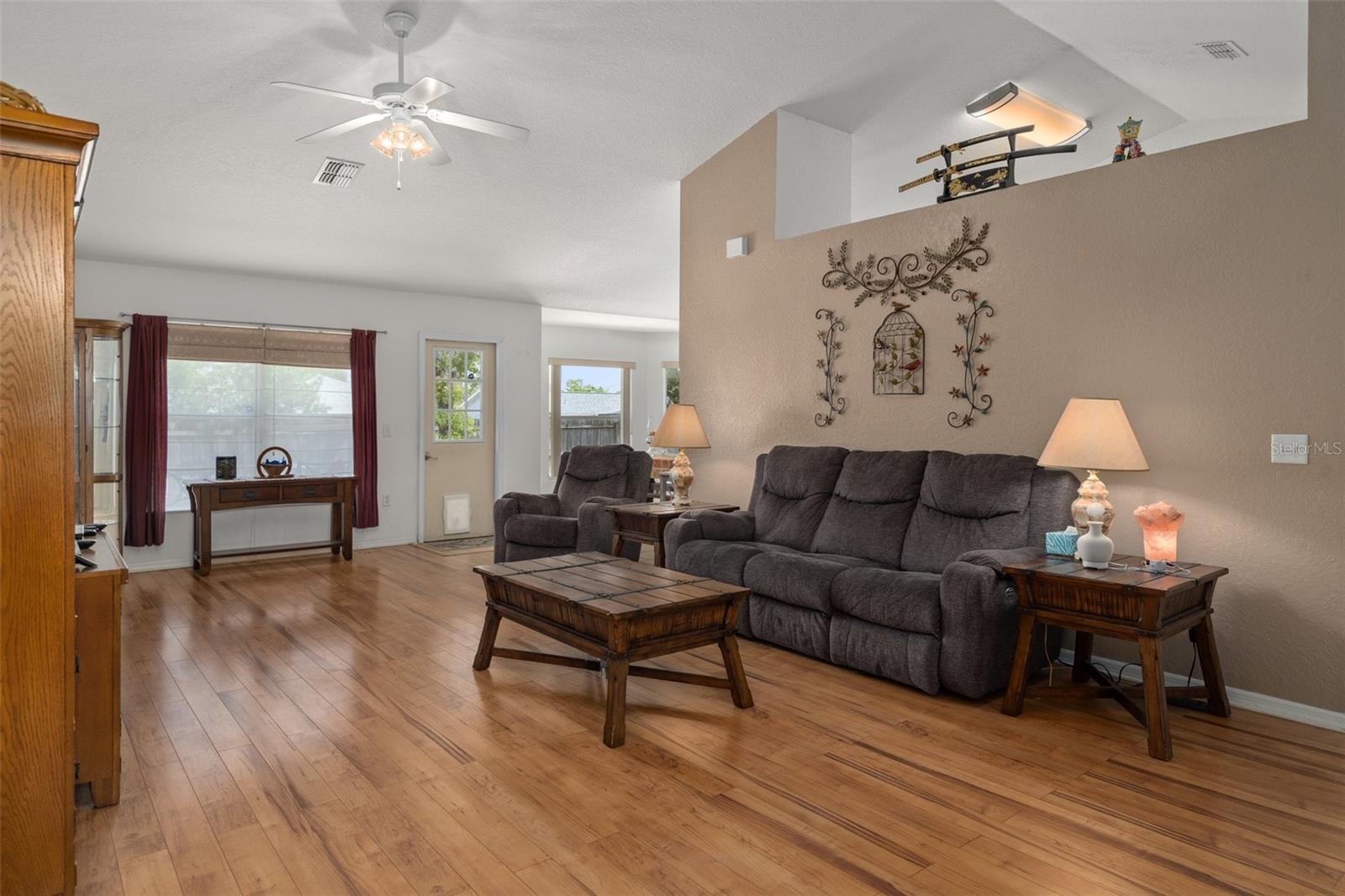 Spacious Family Room with Patio Access