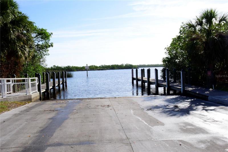 Community Boat Ramp with a station fee