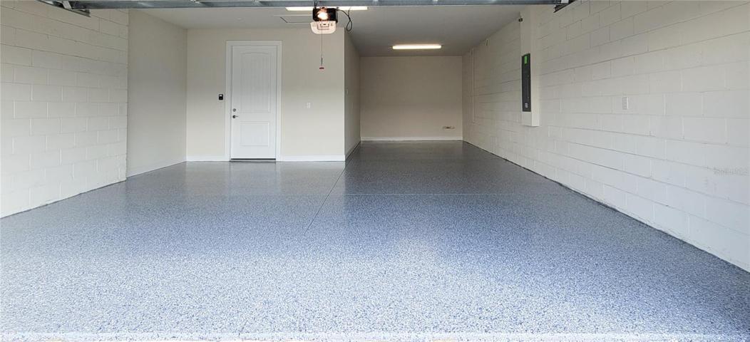 Epoxy Flooring 3 car Tandom Garage