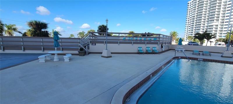 Heated pool and sundeck