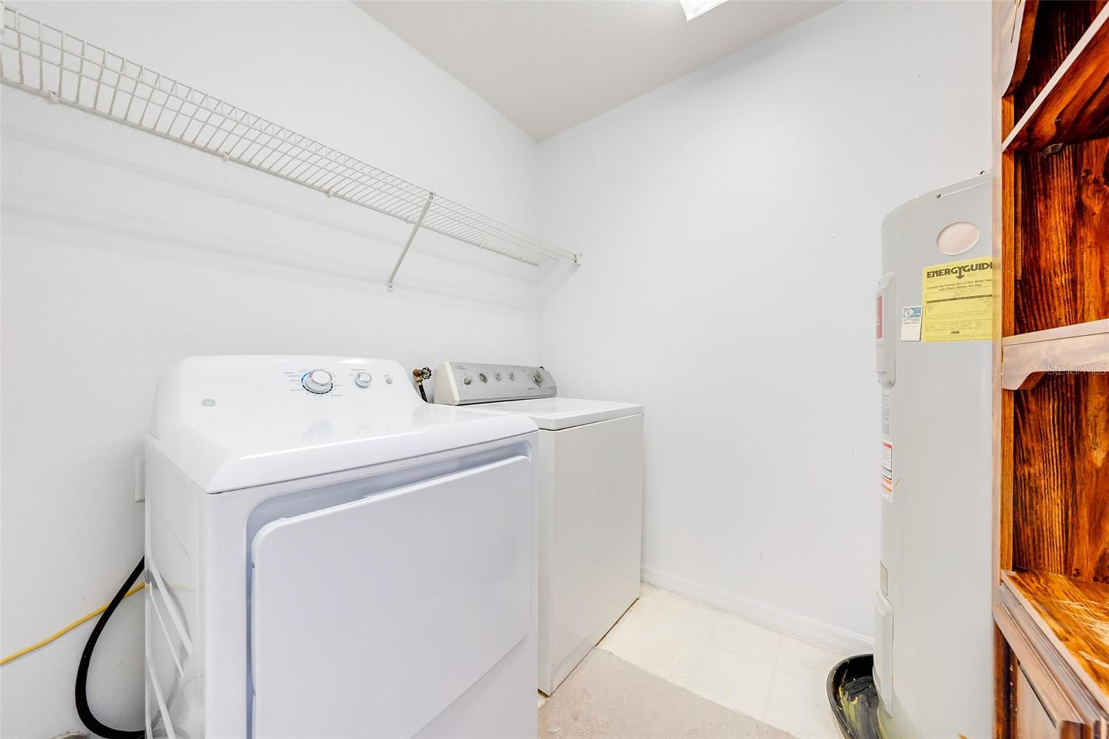 Laundry room. Washer and dryer are included in sale!