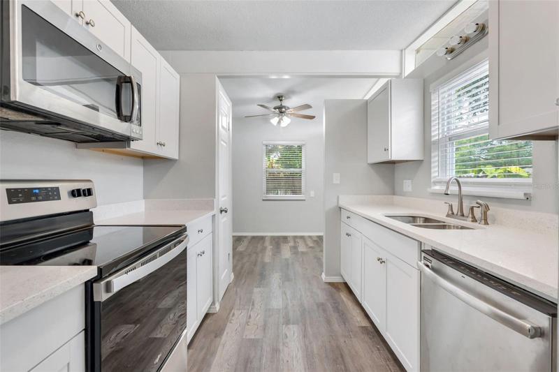 New Kitchen with Quartz Countertops