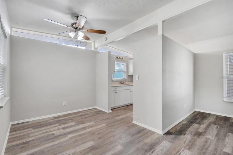 Dining Area off Kitchen and open to Living Room!