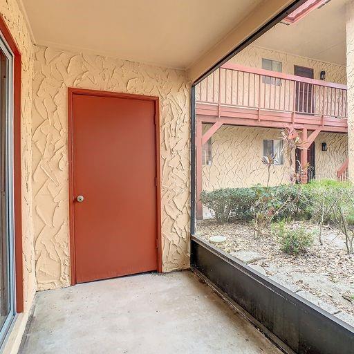 View of Storage Area on Patio