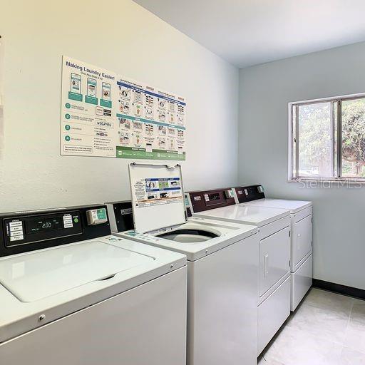 Laundry Room Down the Hall from the Unit