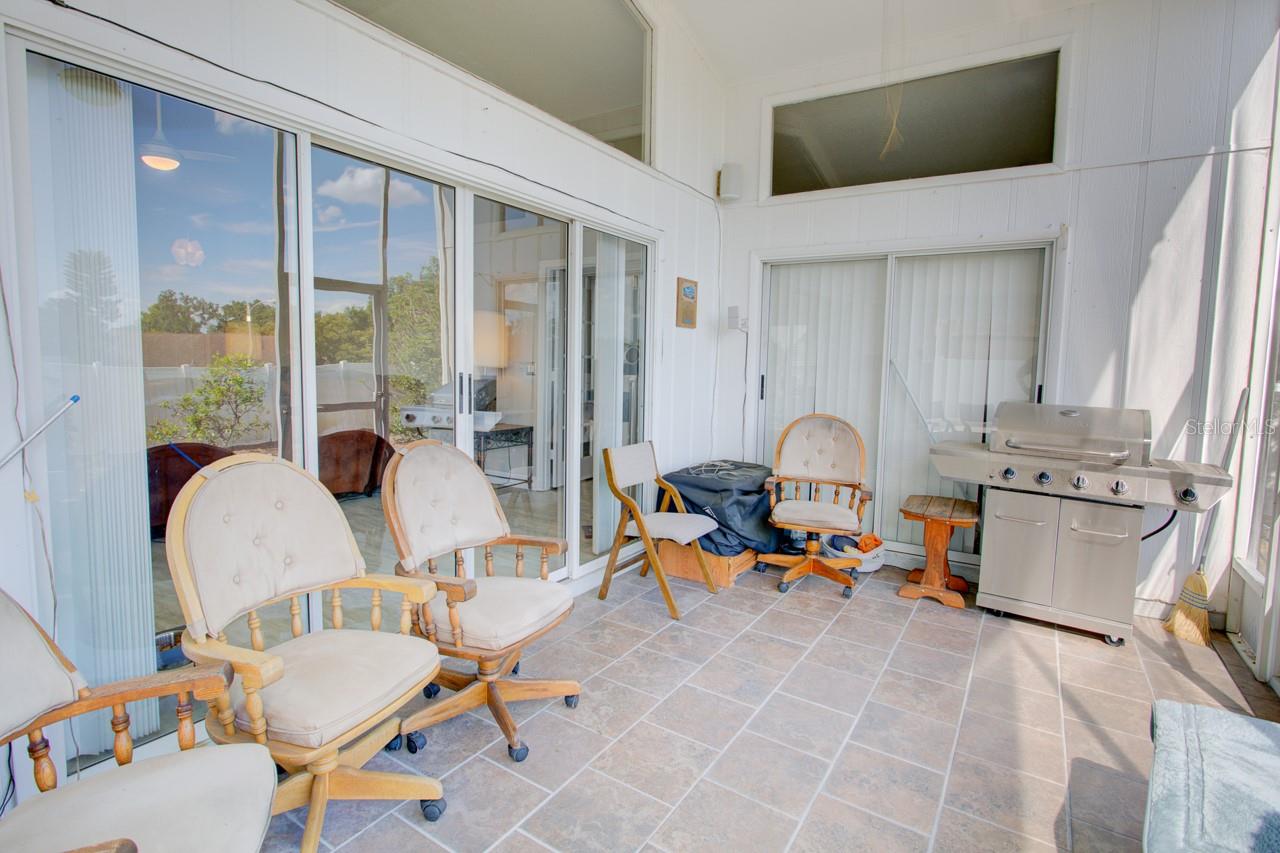 View 2 from within screened patio