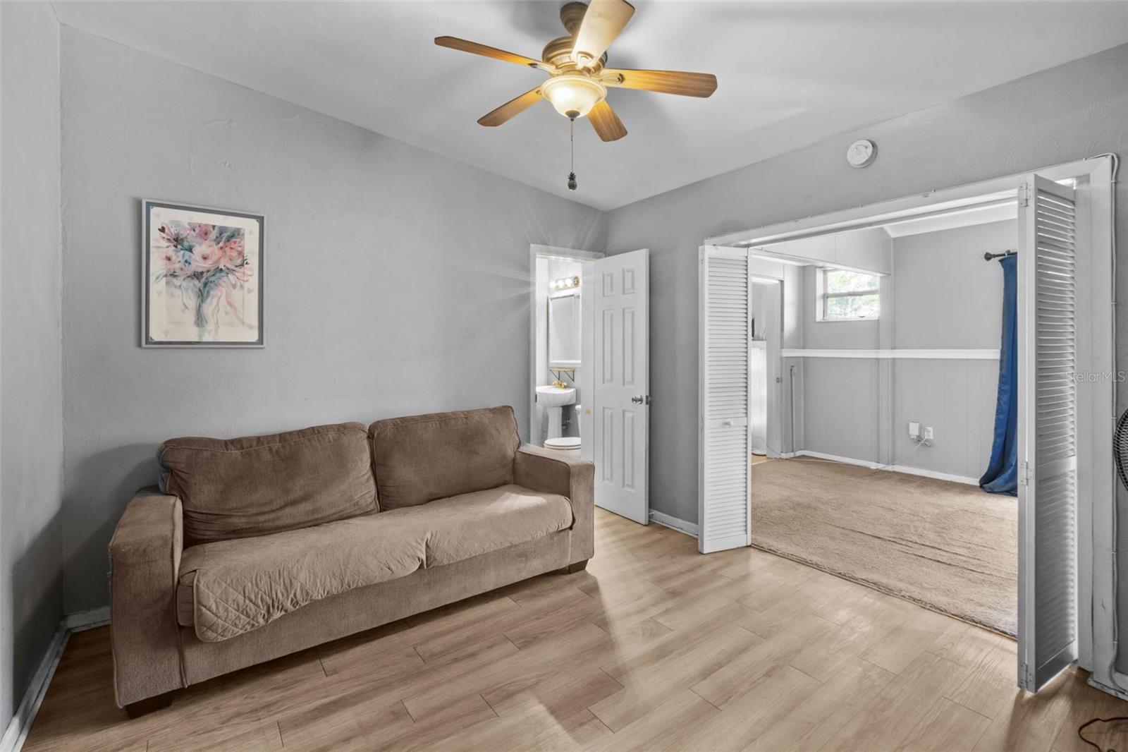 Primary bedroom or sitting room