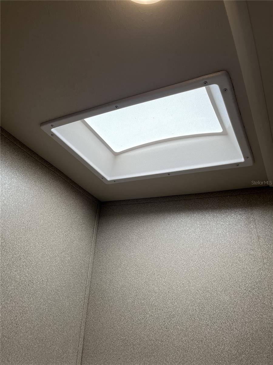 Skylight in shower