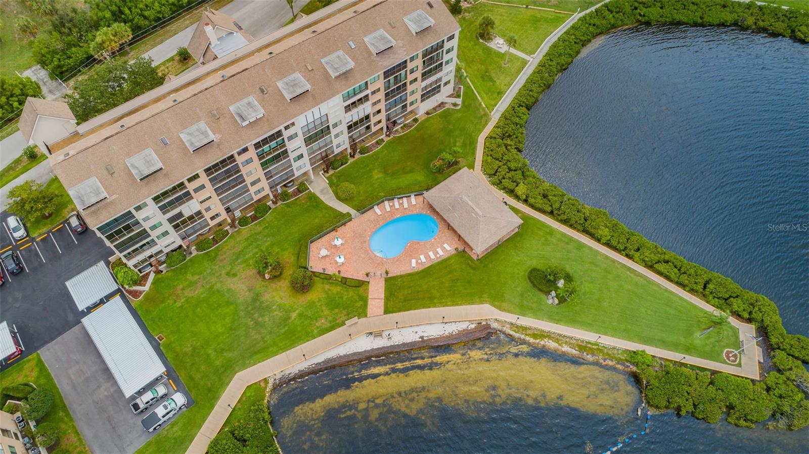 Aerial View of Pool