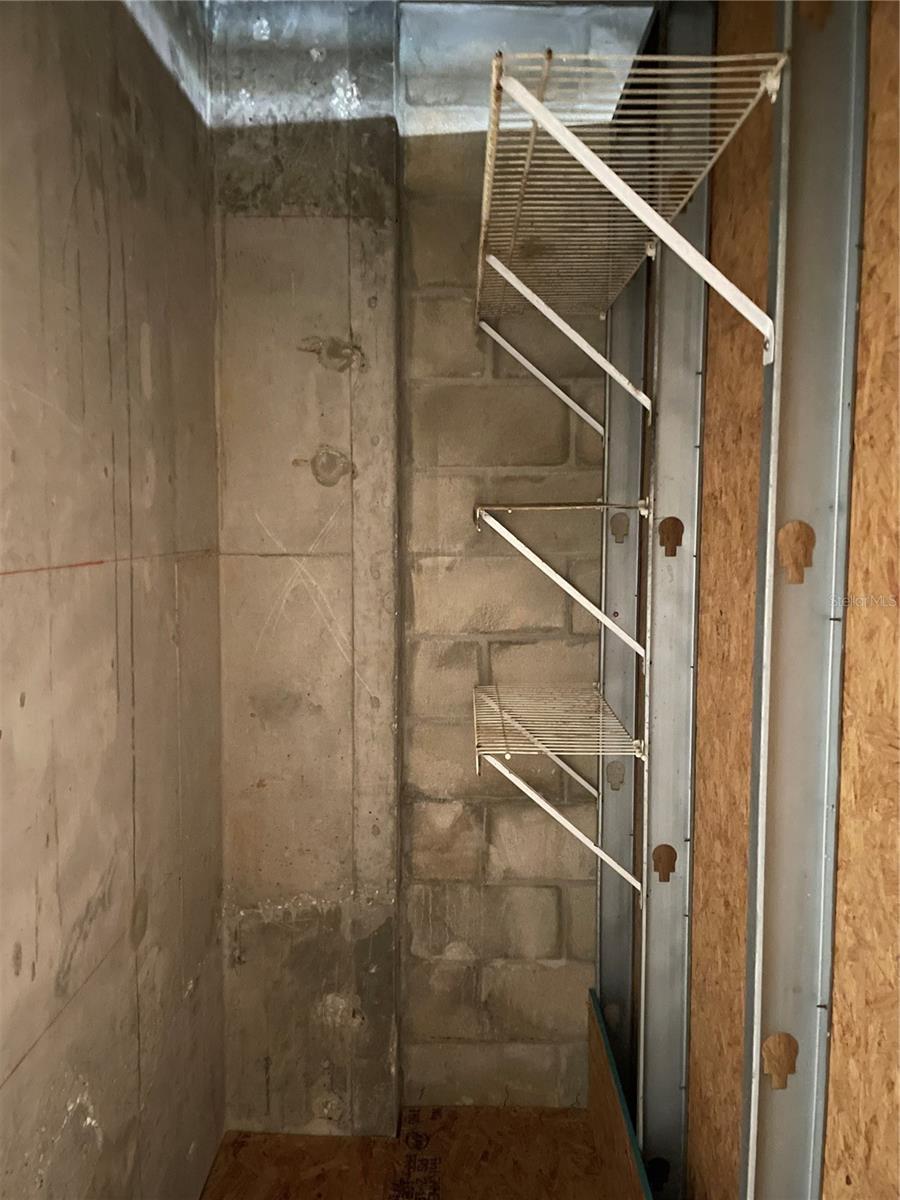 Inside Unit 1212 Storage Room in Garage