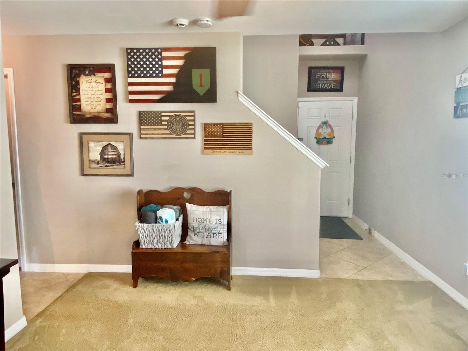 Front entrance/stairwell