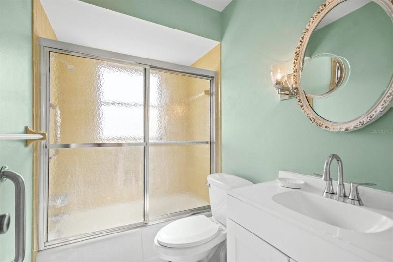 Hallway bathroom
