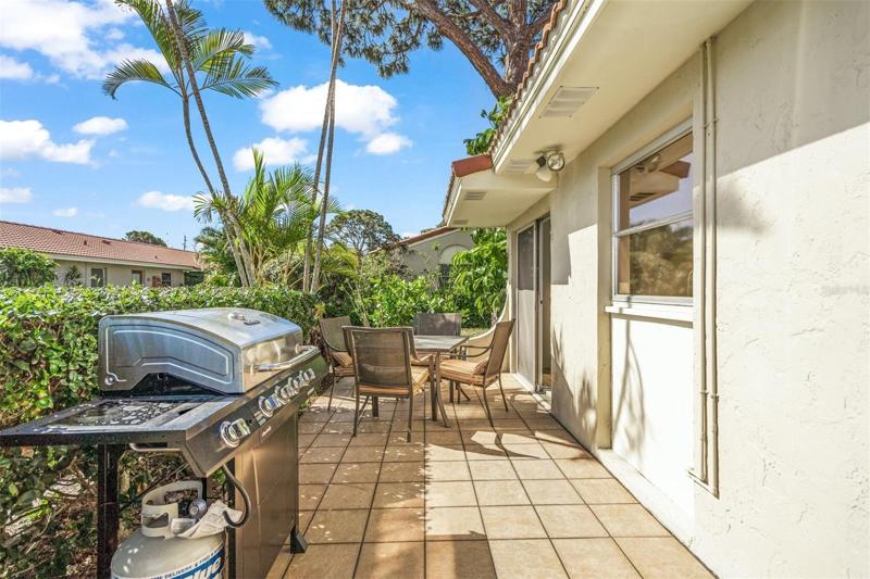 Patio and grill