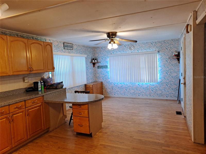 Dining area off of kitchen