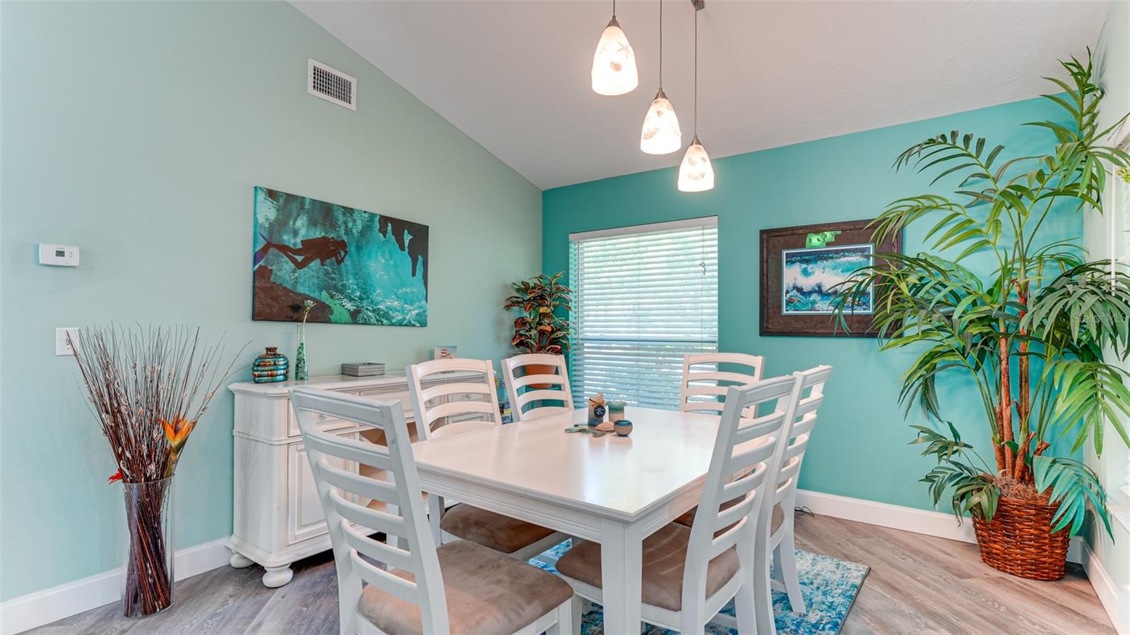 Formal dining room off the kitchen