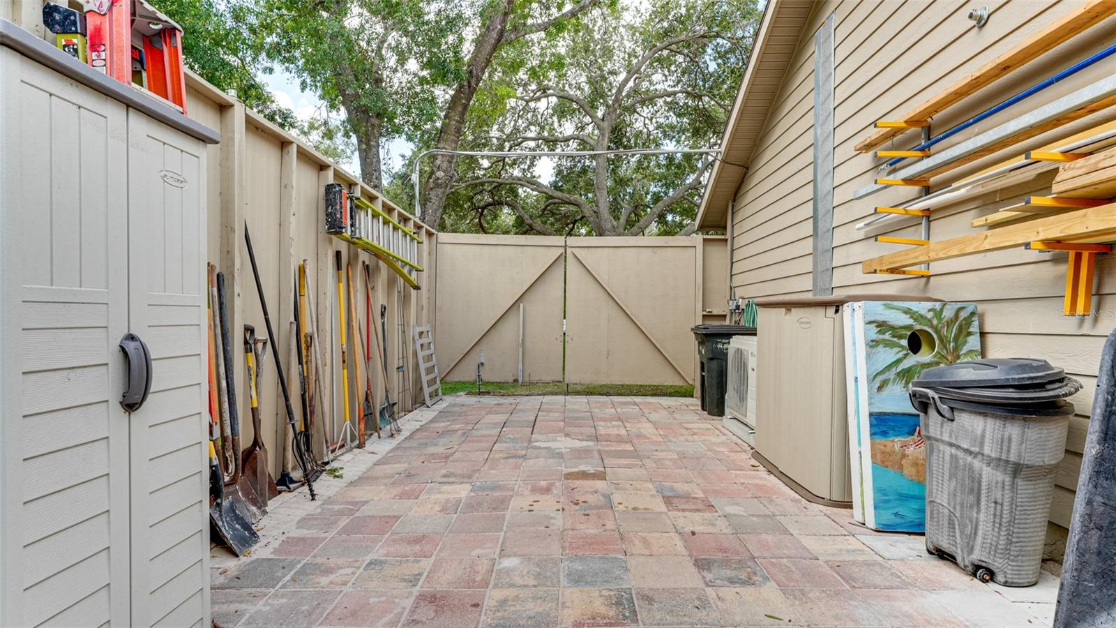 Storage area for boat, RV or trailer