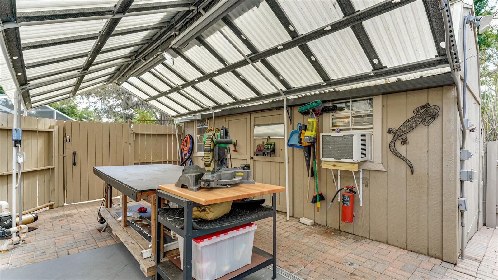 Covered area