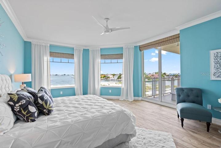Primary bedroom overlooks the Gulf of Mexico and semi-private beach!