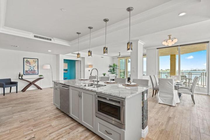 Watch the boats go by at your kitchen sink!  Always a changing view.