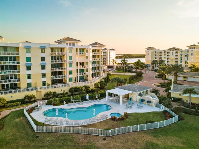 Beach side pool