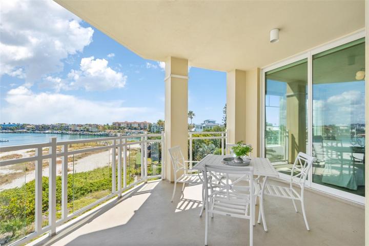 Outdoor dining at its BEST!  Amazing views of Pass a Grille and the Gulf of Mexico