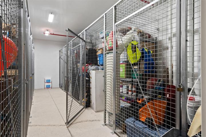Extra storage locker in the main garage - there is a storage room.