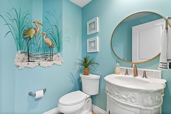 Guest half bath.