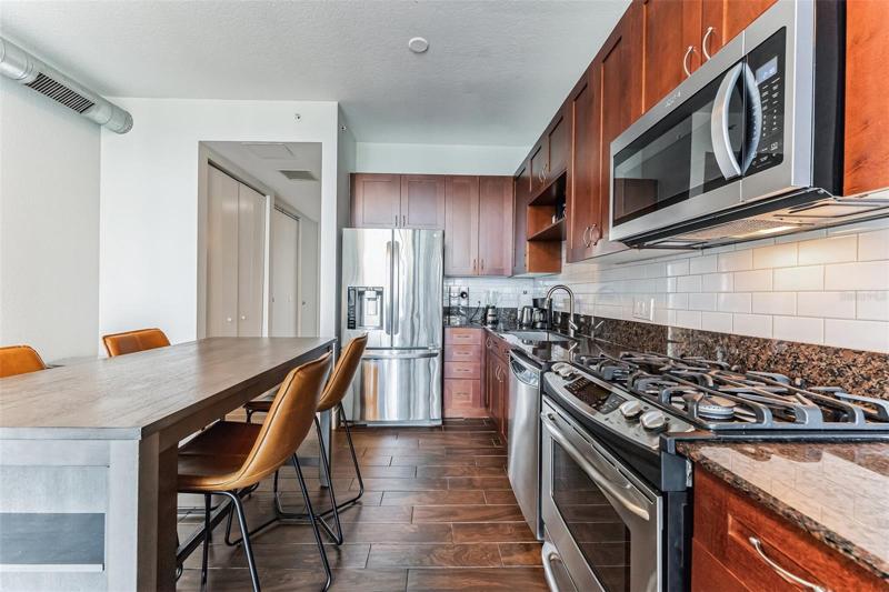 Kitchen with Gas Stove