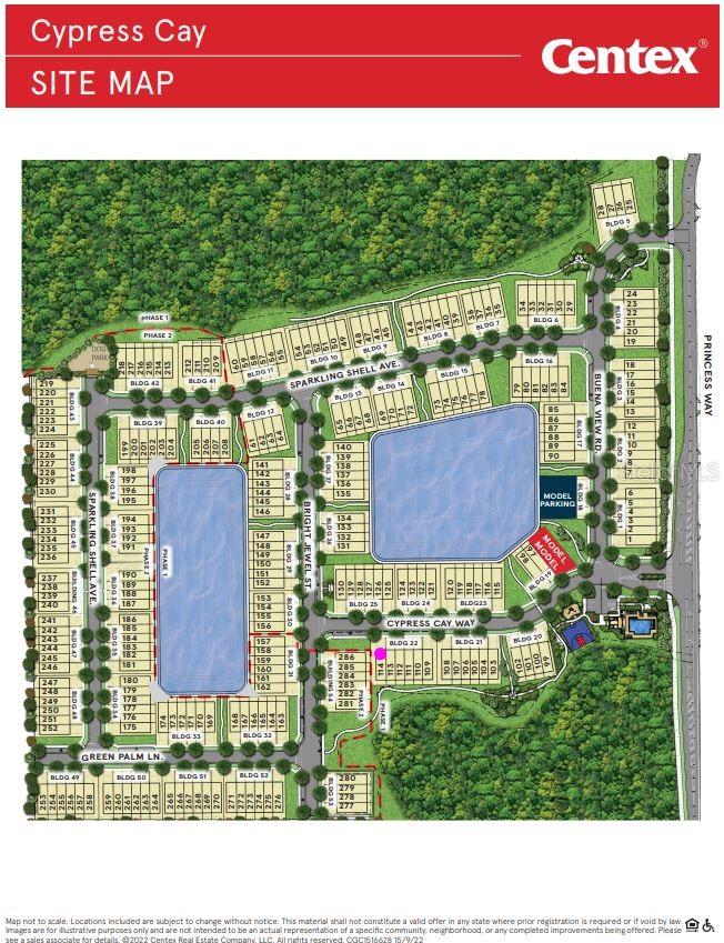 Homesite 11422 is indicated by a red dot.