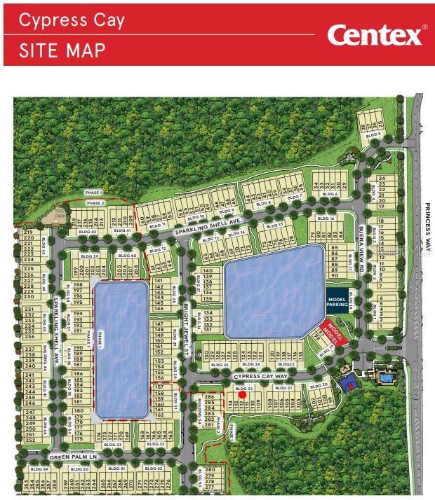 Homesite 11222 is indicated by a red dot.