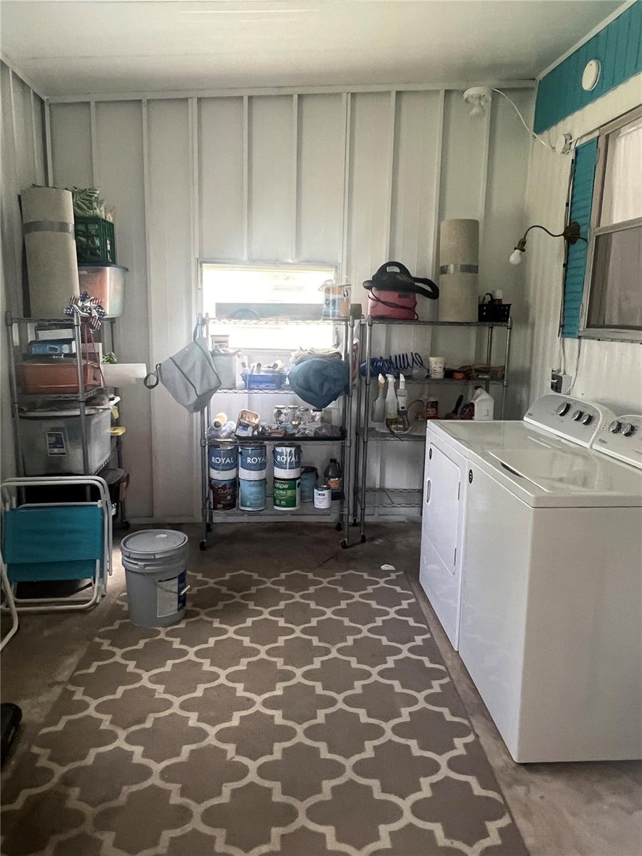 Utility and storage room