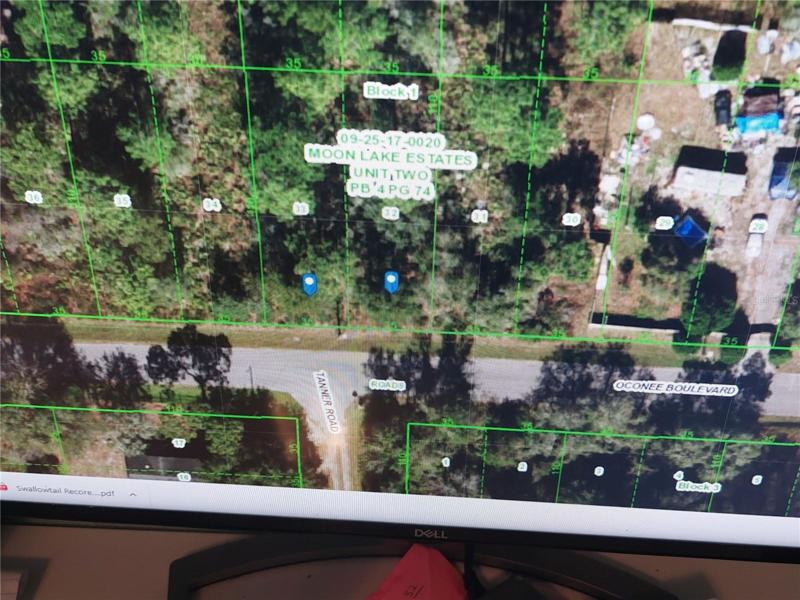 Lot is tucked in near the end of Oconee where it is quiet