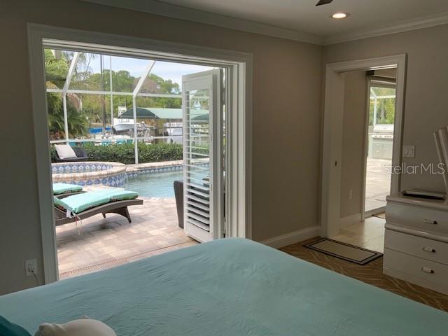 The view from the Master bedroom bed...