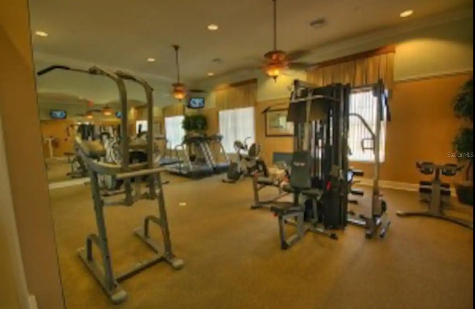 Gym Located In Community Center