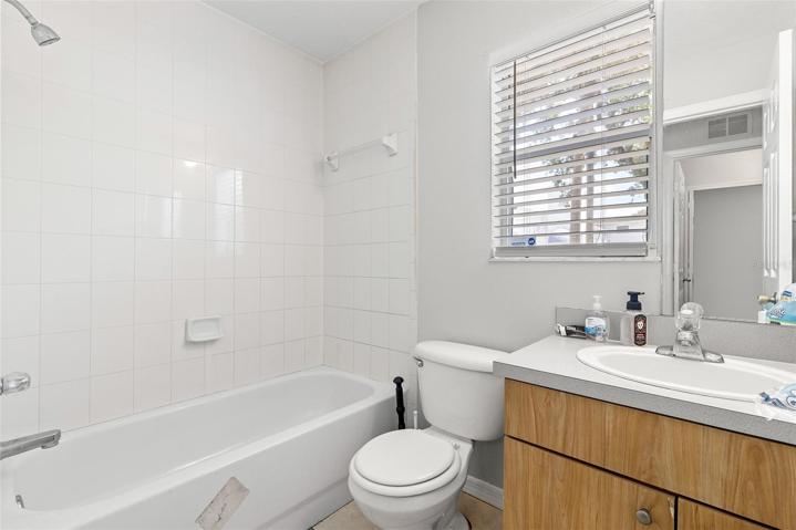 Unit A Master bathroom