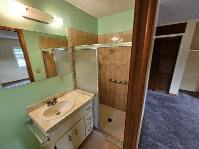 Master bathroom with walk in shower