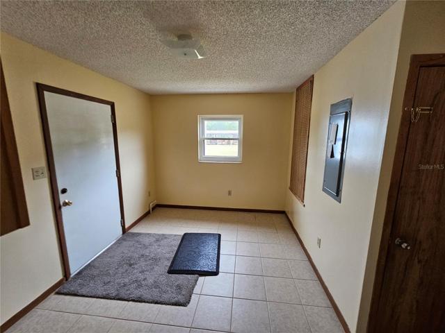 Laundry room and back door to back porch