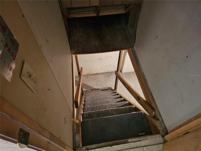 Steps to the basement