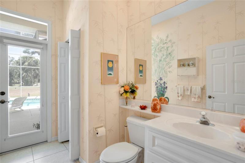 Pool Half Bathroom