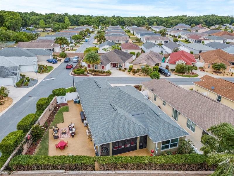 Aerial Back Patio