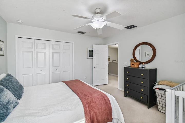 Plenty of closet space.