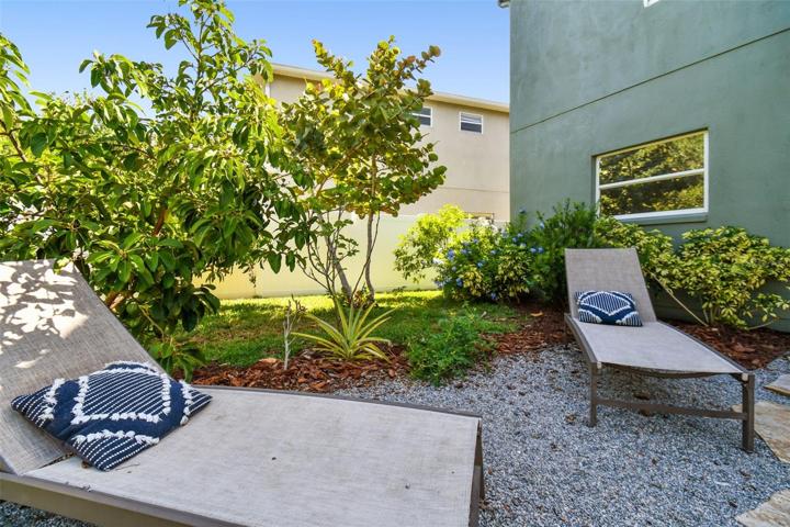 Backyard patio