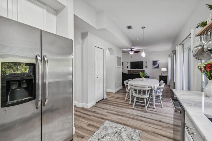 All stainless steel appliances.