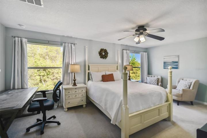 Your master bedroom is equipped with an en suite bathroom and garden tub, dual sinks, separate shower and a spacious walk in closet