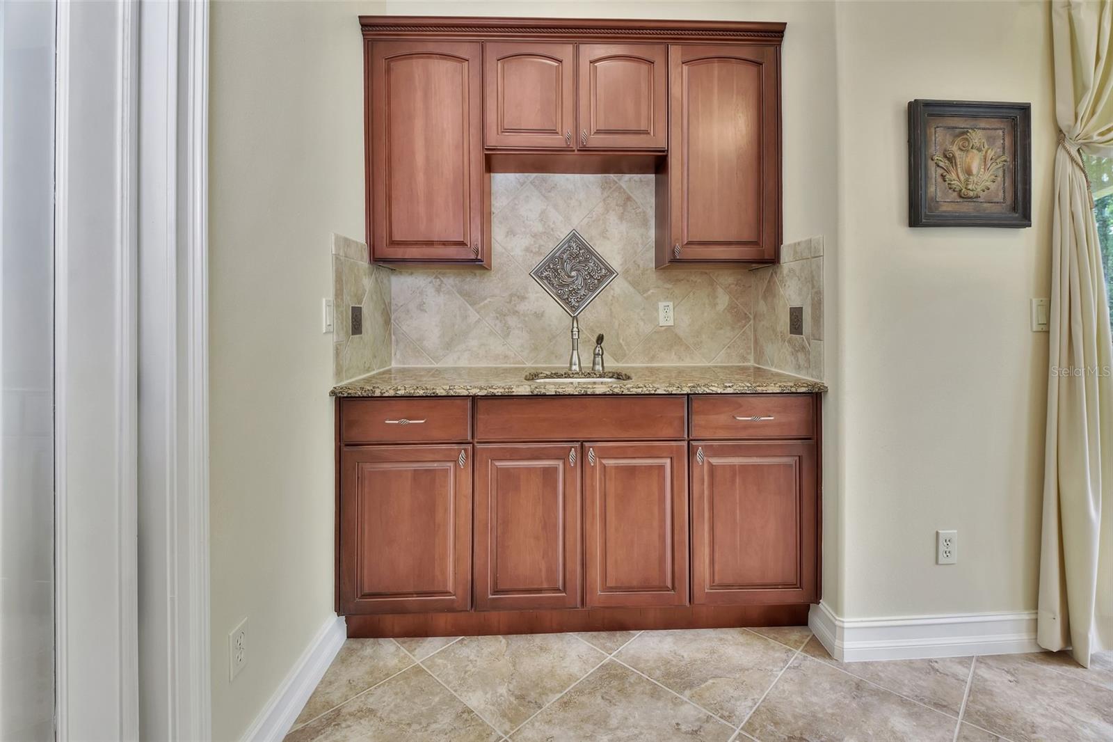 Wet Bar in Florida Room