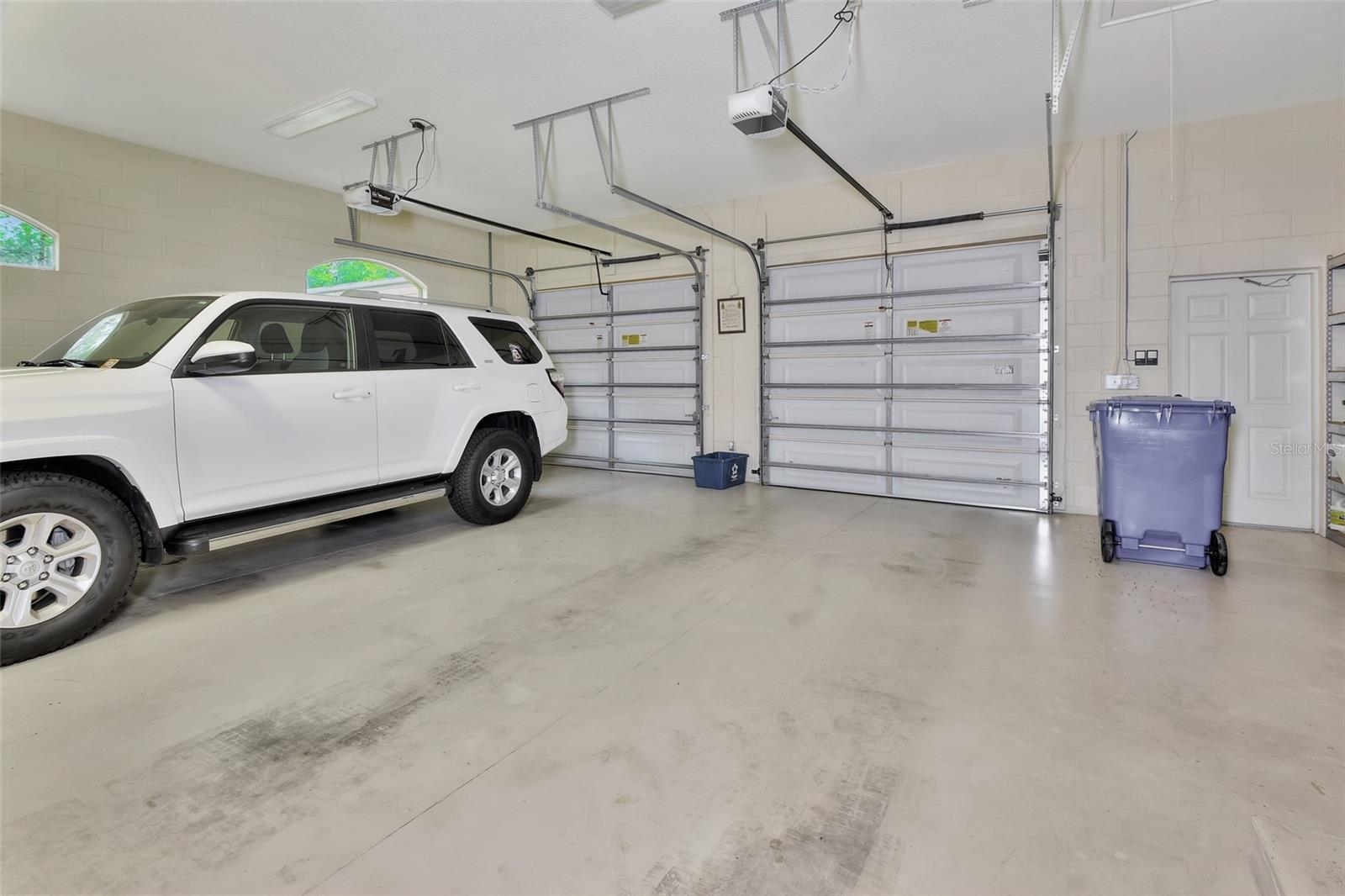 Attached garage