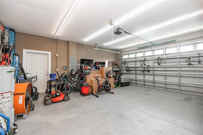 Large 2 car garage